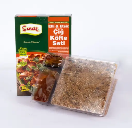 [F1039] CINAR ETLI CIG KOFTE SETI 500 G
