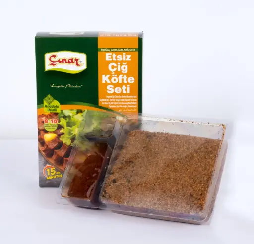 [F1040] CINAR ETSIZ CIG KOFTE SETI 500 G